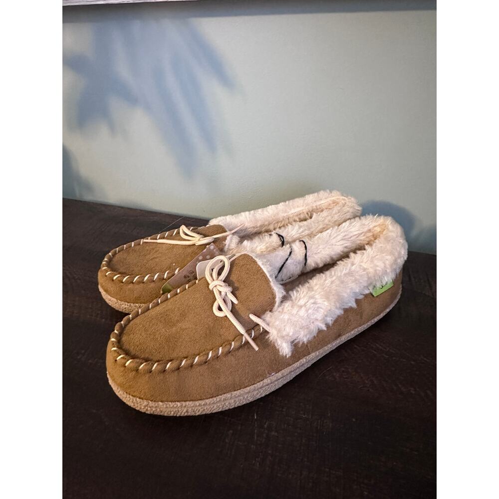 Western Chief Chestnut Elaine Moccasins Easy Slip Slipper Women's 9 NWT